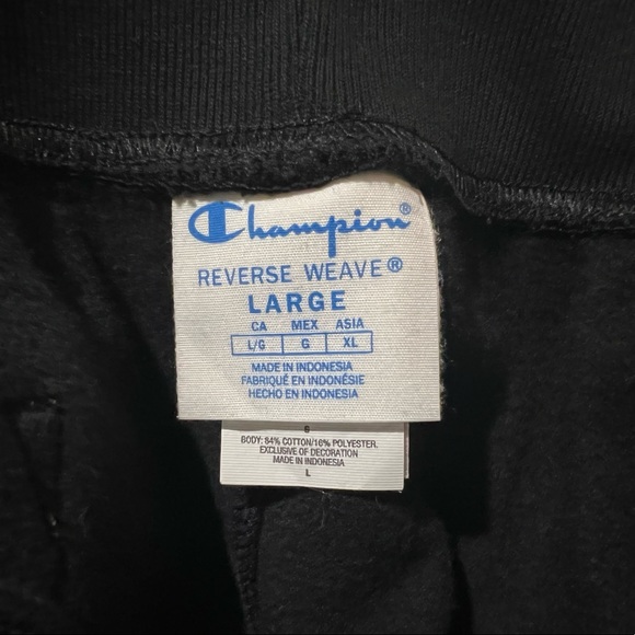 Champion x Monopoly, Reverse Weave Sweatpants, Black - Picture 15 of 16